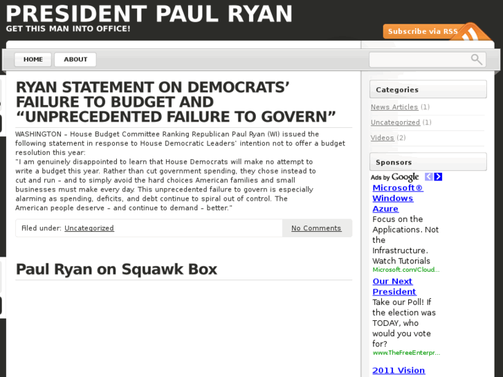 www.presidentpaulryan.com