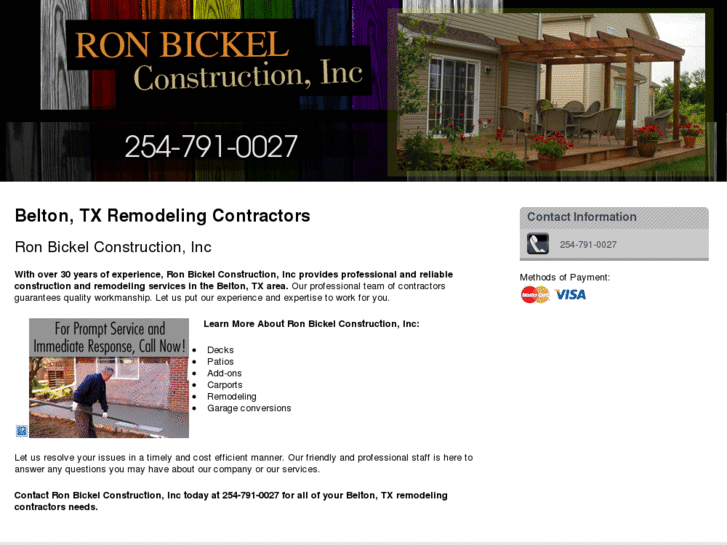 www.ronbickelconstruction.com