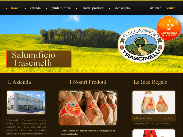 www.salumificiotrascinelli.com