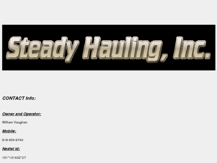 www.steadyhauling.com