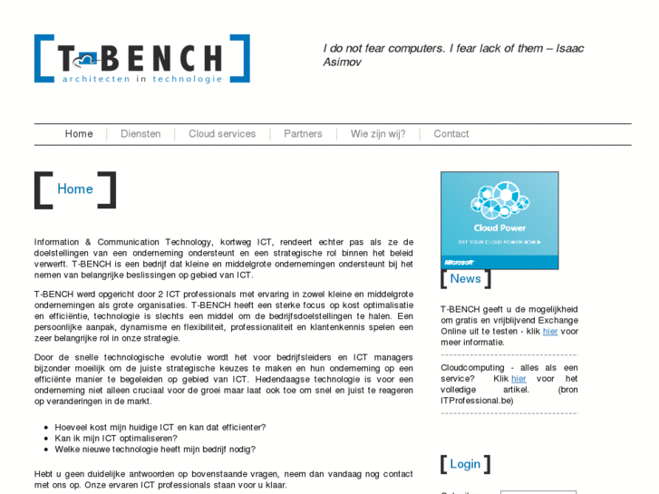 www.t-bench.be