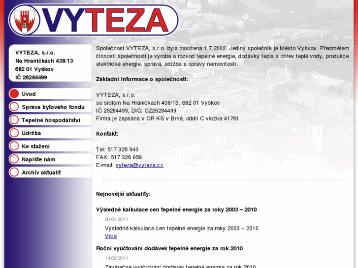 www.vyteza.cz