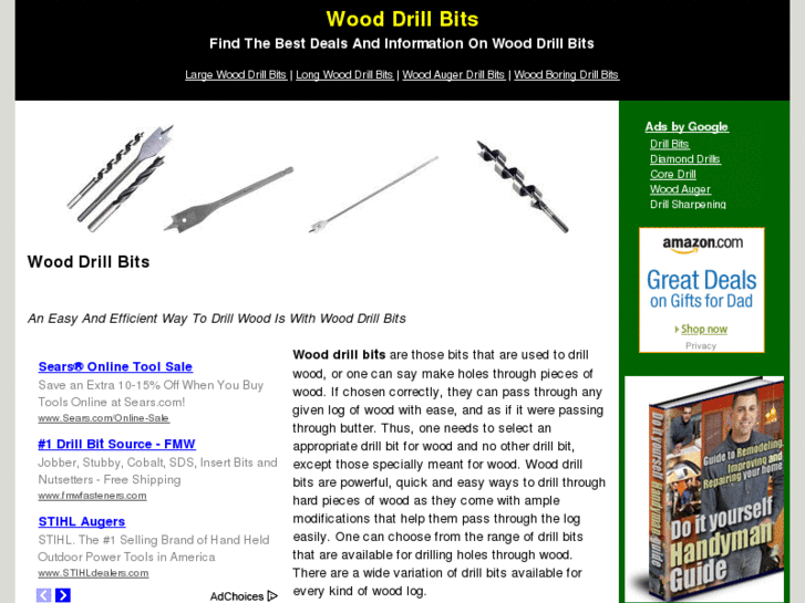 www.wooddrillbits.org