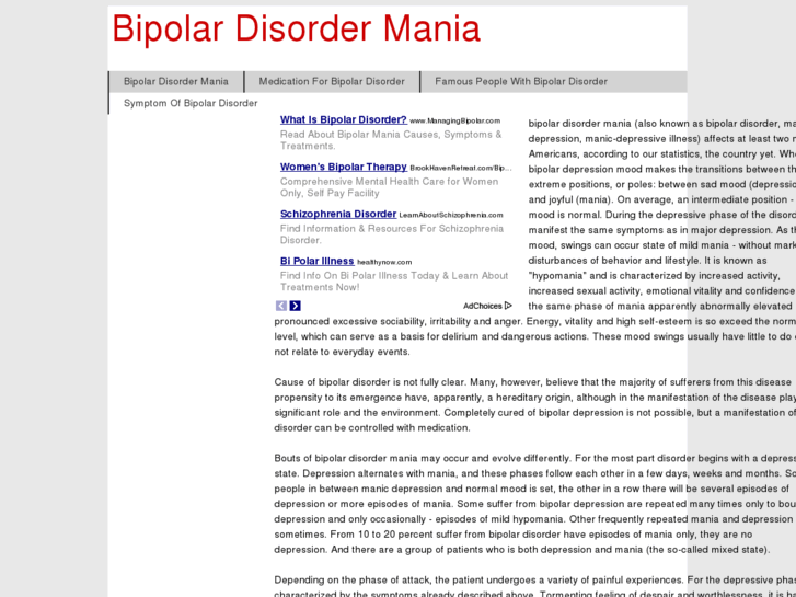www.bipolardisordermania.com