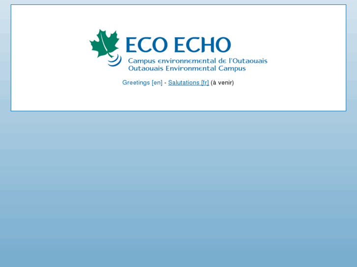 www.ecoecho.ca