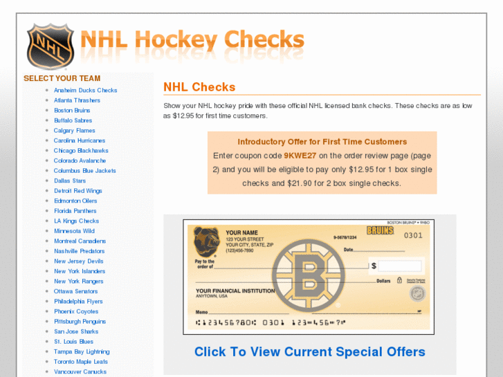 www.nhlhockeychecks.com