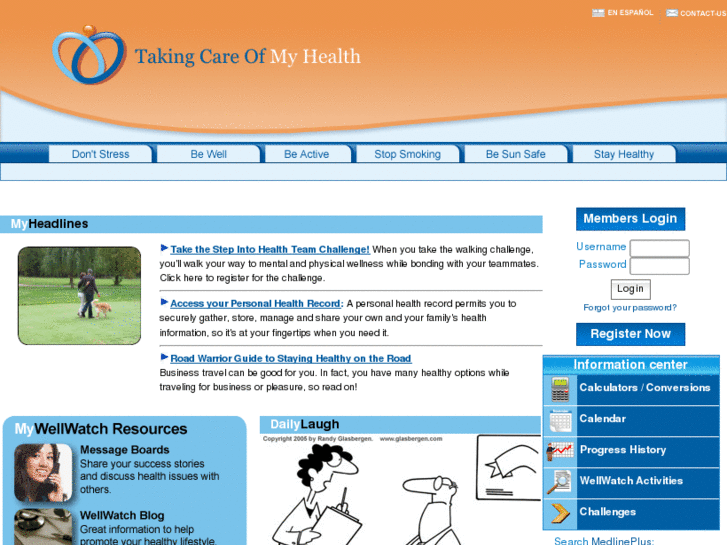 www.takingcareofmyhealth.com