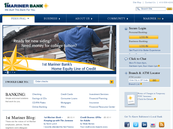 www.1stmarinerbank.com