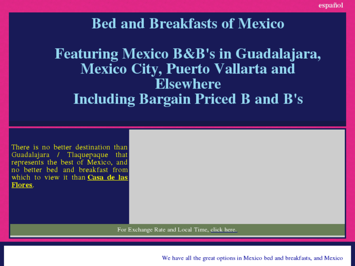 www.bedandbreakfastsmexico.com