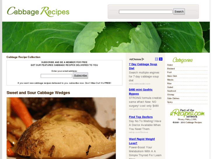 www.cabbagerecipes.org