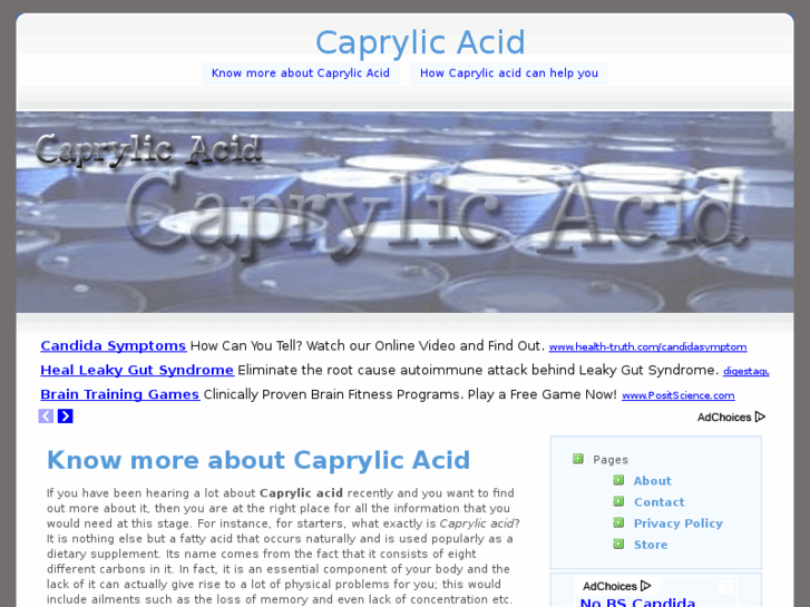 www.caprylicacid.org