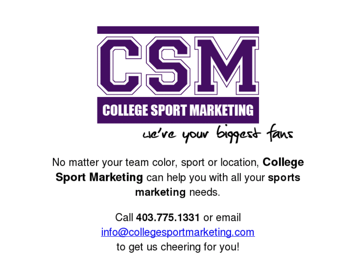 www.collegesportmarketing.com