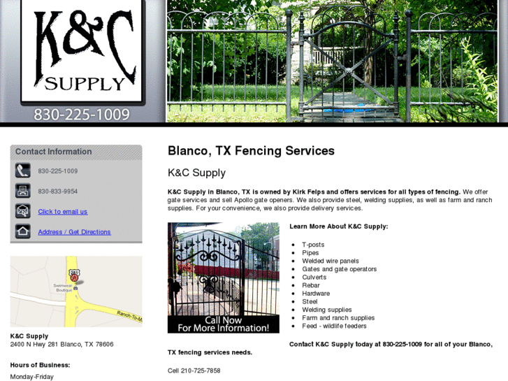 www.kandcsupplyblanco.com