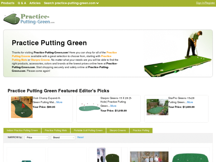 www.practice-putting-green.com