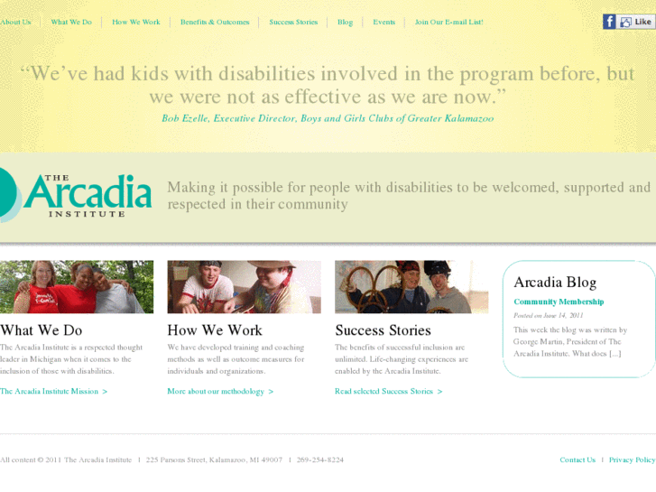 www.thearcadiainstitute.org