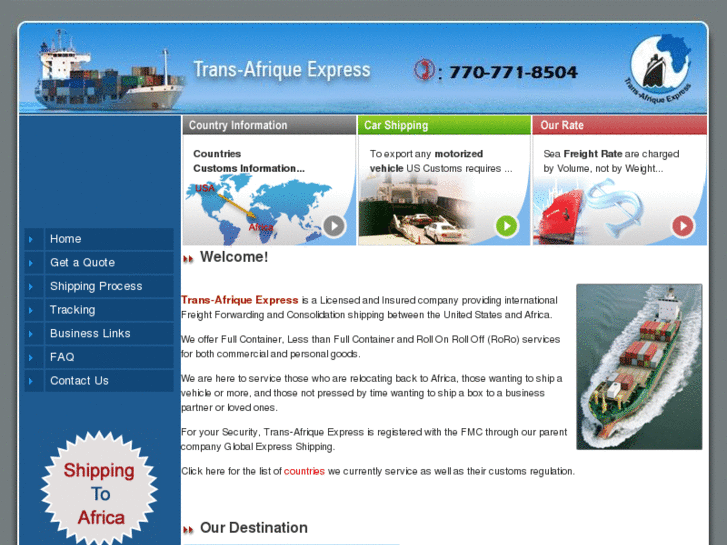 www.transafriqueshipping.com