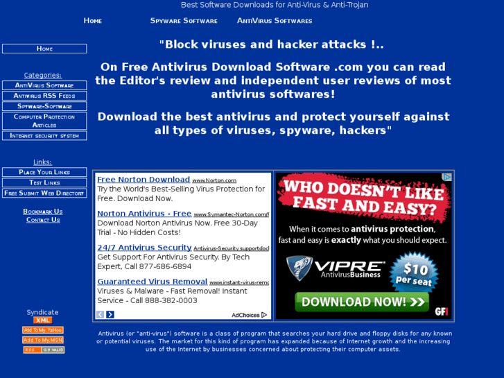 www.freeantivirusdownloadsoftware.com