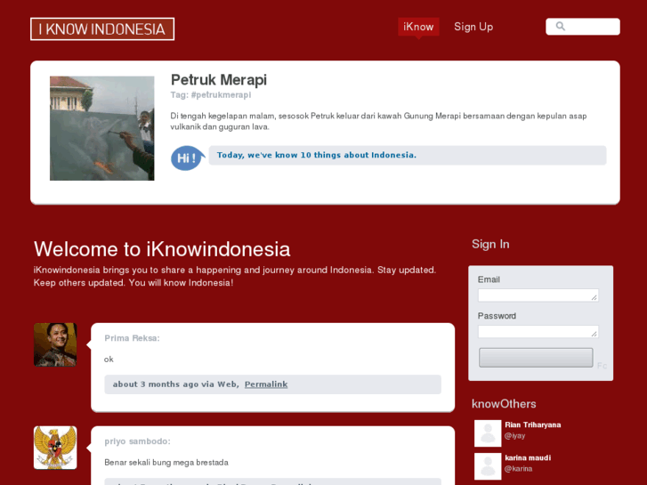 www.iknowindonesia.com