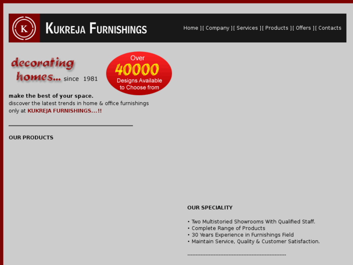 www.kukrejafurnishings.com