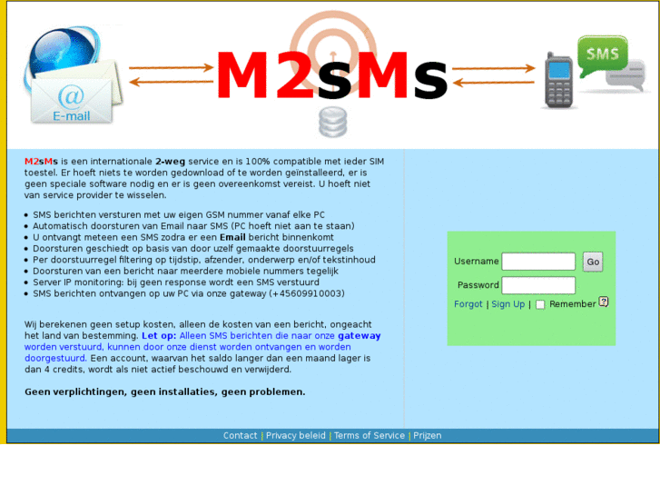 www.m2sms.nl