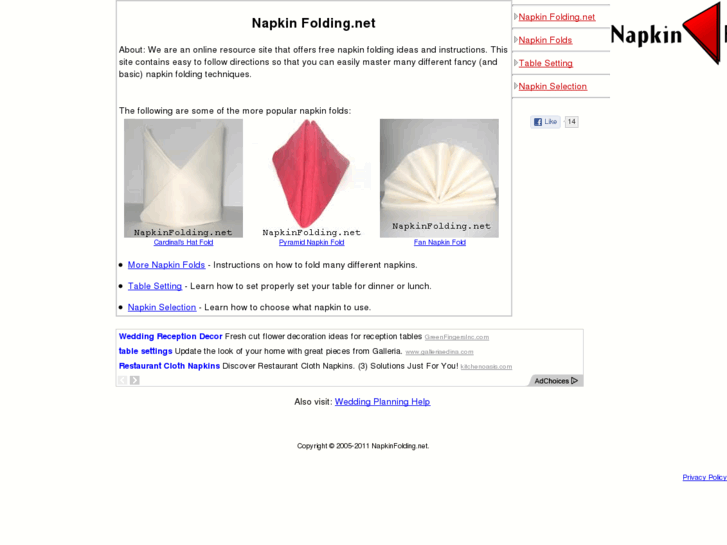 www.napkin-folding.com