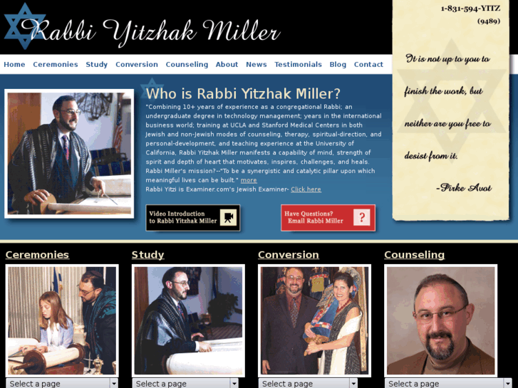 www.rabbiyitzakmiller.com