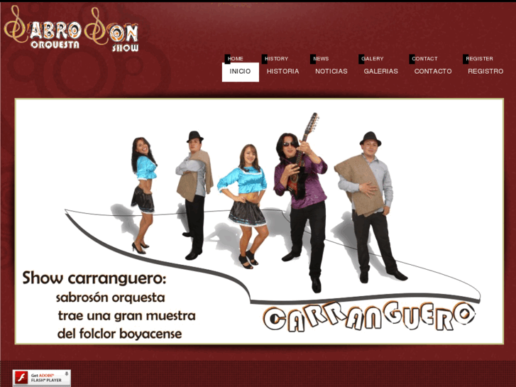 www.sabrosonorquestashow.com