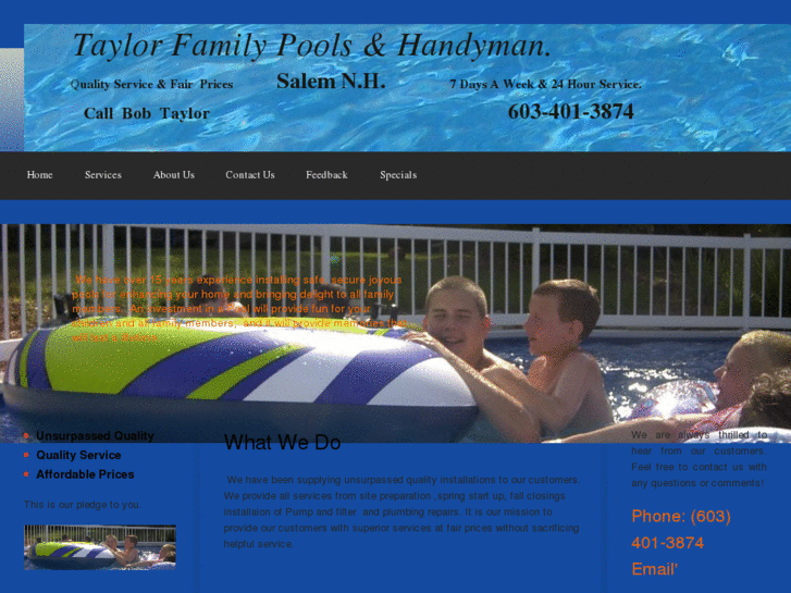 www.taylorfamilypools.com