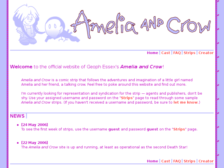 www.ameliaandcrow.com