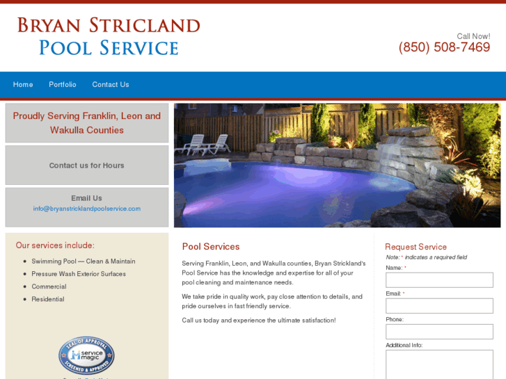 www.bryanstricklandpoolservice.com