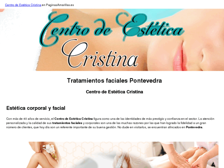 www.centrodeesteticacristina.com