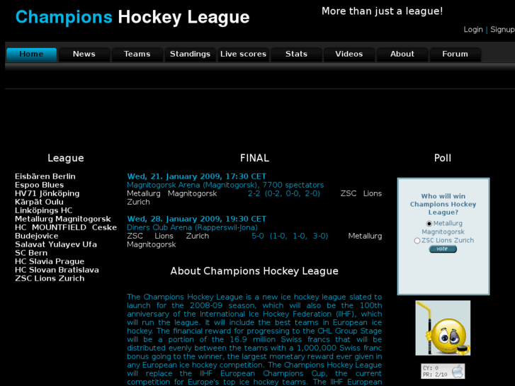 www.championshockeyleague.org