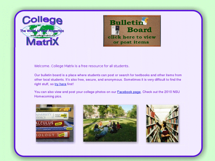 www.collegematrix.net