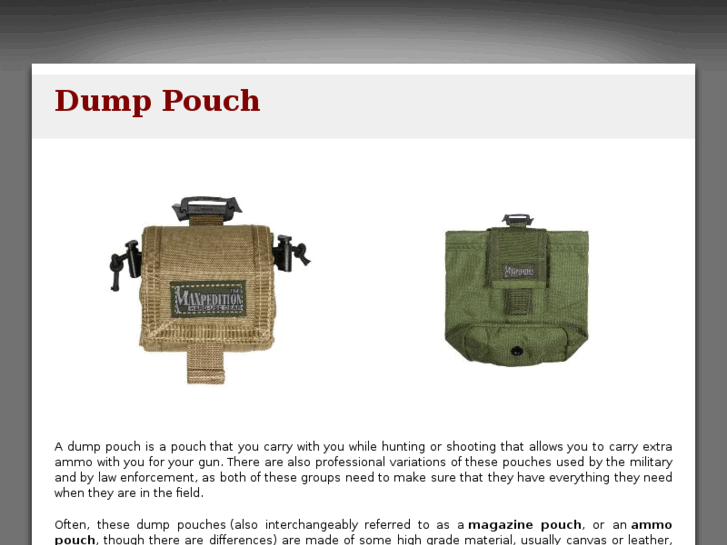 www.dumppouch.com