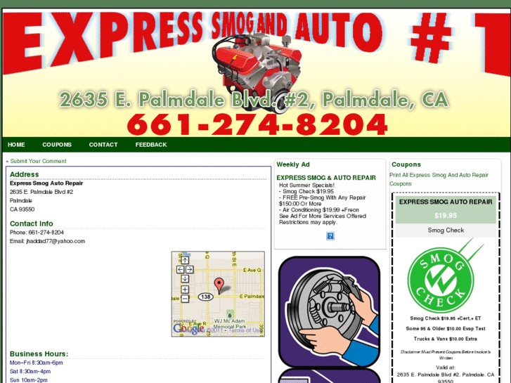 www.expresssmogandautorepair.com