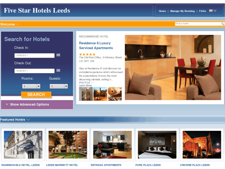 www.fivestarhotelsleeds.com