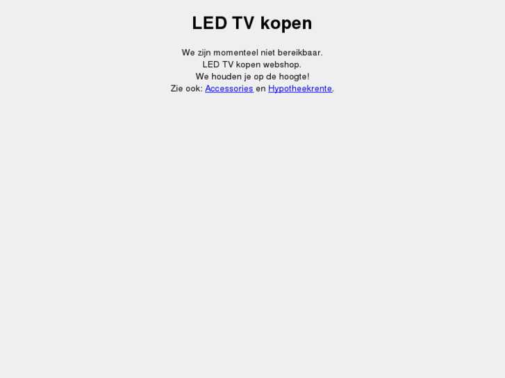 www.led-tvkopen.nl