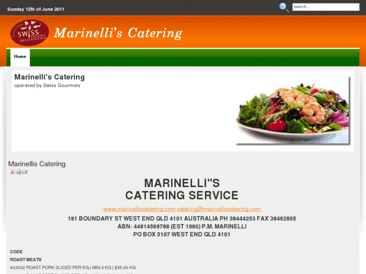 www.marinelliscatering.com