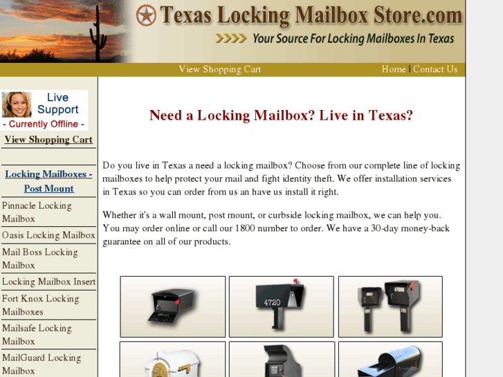 www.texaslockingmailboxstore.com