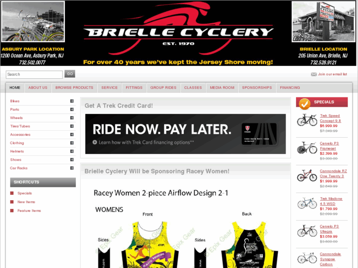 www.briellecyclery.com
