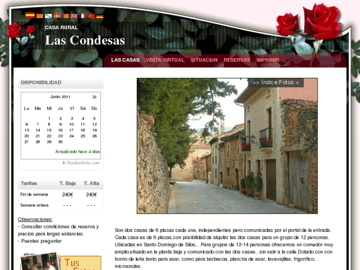 www.casarurallascondesas.com