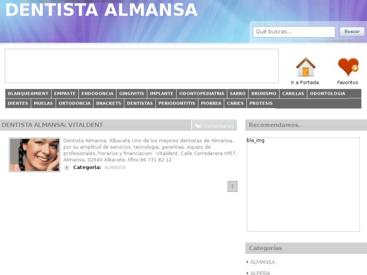 www.dentistaalmansa.es