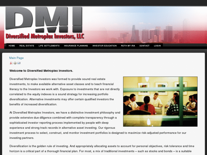www.diversifiedmetroplexinvestors.com