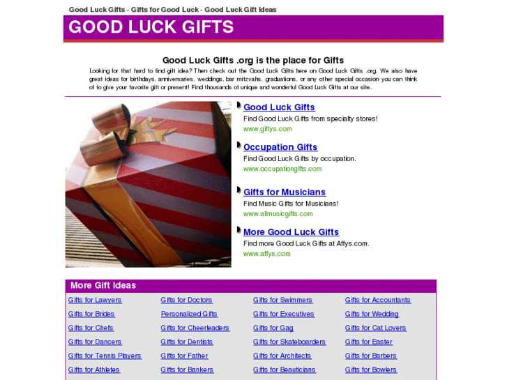 www.goodluckgifts.org