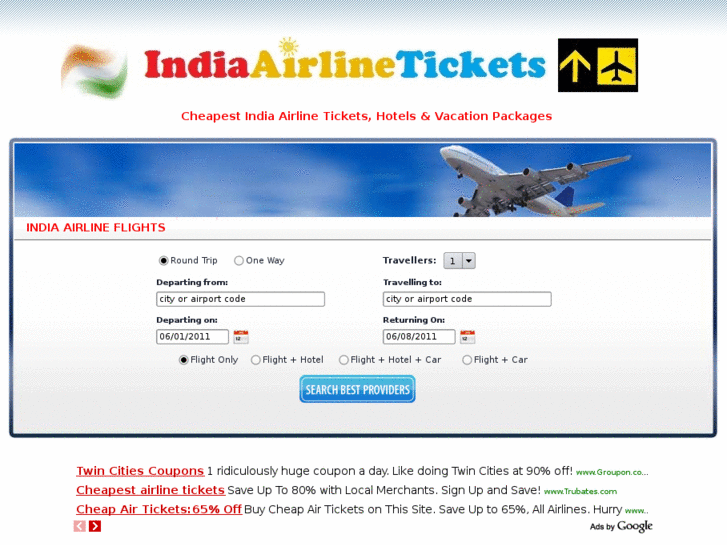 www.indiaairlinetickets.com