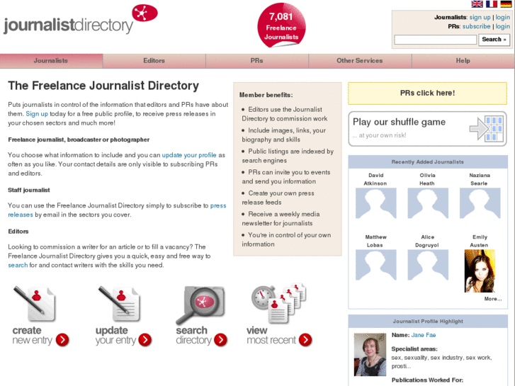 www.journalistdirectory.com