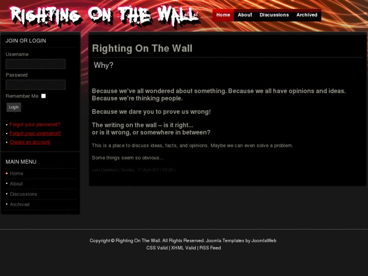 www.rightingonthewall.com