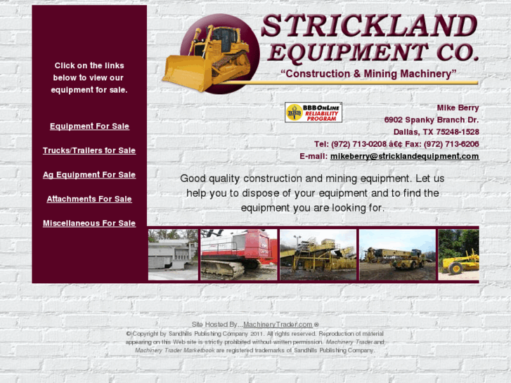 www.stricklandequipment.com