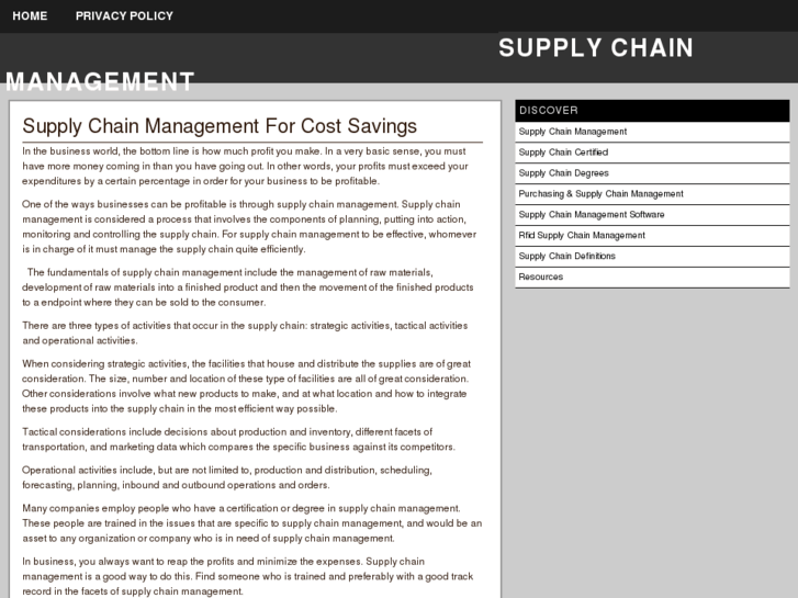 www.supplychainmanagement123.com