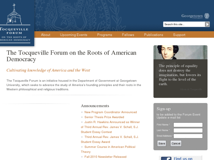 www.tocquevilleforum.org